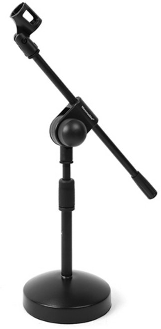 T자형 탁상용 마이크 스탠드, NB-209, 블랙, 1개