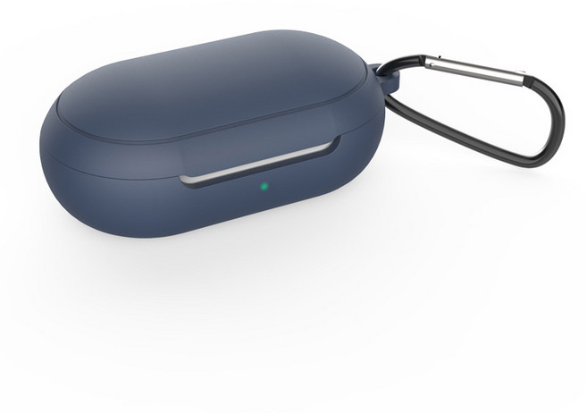 구디푸디 갤럭시 버즈 플러스 실리콘 케이스, 네이비, 1개