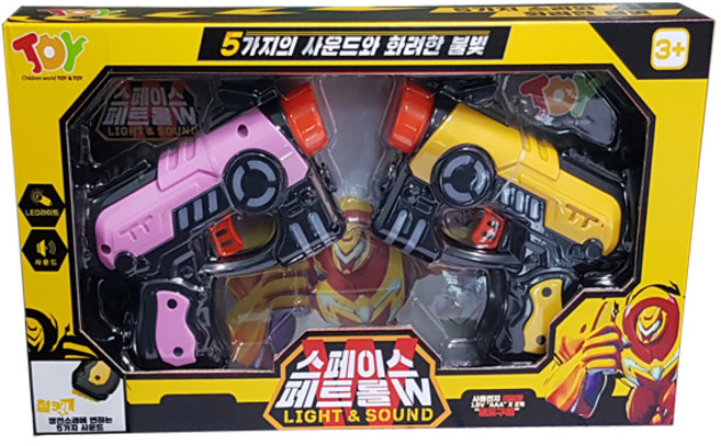 토이앤토이 스페이스 페트롤 W 유아동 장난감 총, 혼합색상, 1개