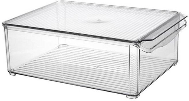 키밍 냉장고 투명 정리 케이스 대형 YH004, 1개, 1개