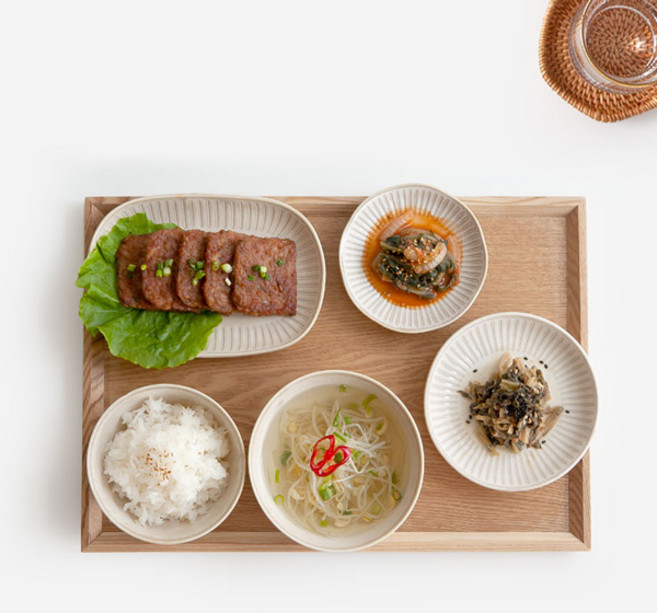 니코트 네츄럴 직사각트레이, 혼합색상, 1개