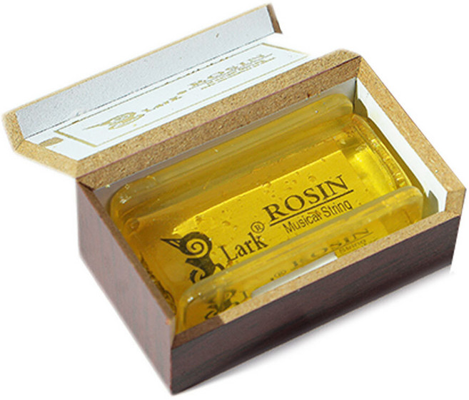 오를레앙 바이올린 사각 대형 고급 우드패킹 송진, 1개