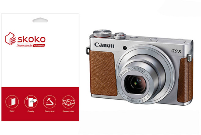 스코코 태블릿PC 올레포빅 액정보호필름 2p 세트, 캐논 파워샷 G9X Mark2, 1세트