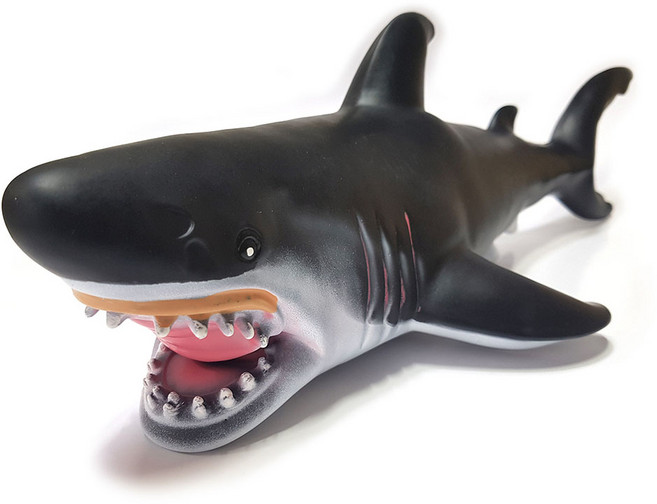 소프트해양 상어 피규어 대, 1개