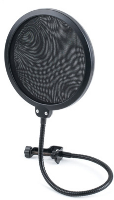 컴스 파열음 먼지제거 마이크 팝스크린, IT061, 블랙