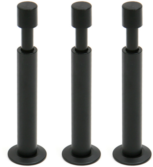 슬림 스프링 도어스토퍼 블랙, 3개