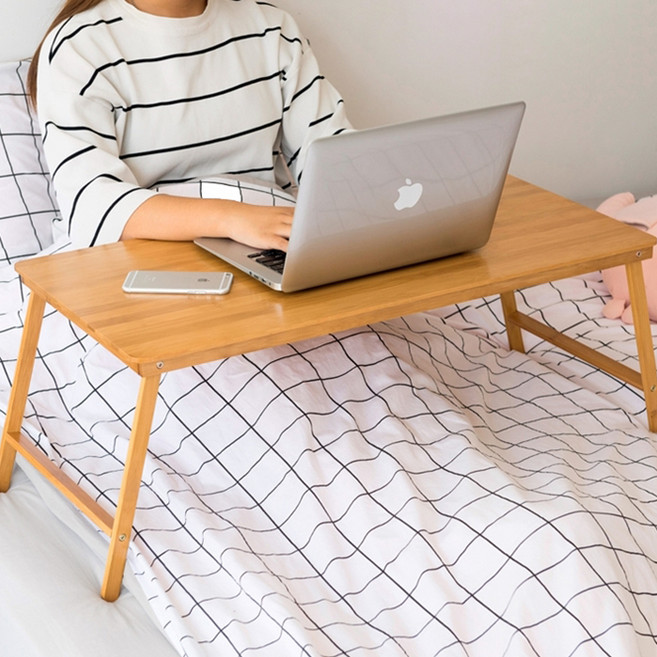 가팡 원목 기능성 접이식 책상 K, 월넛