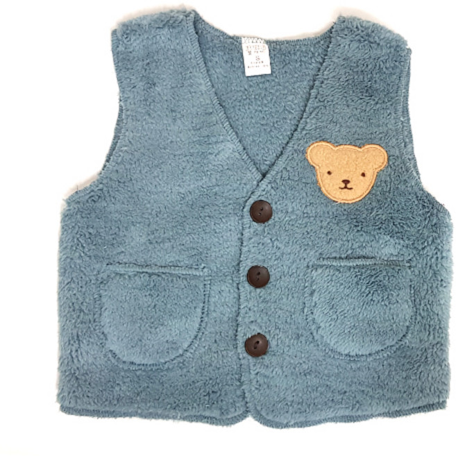 Woojooi 孩童素色羊毛背心