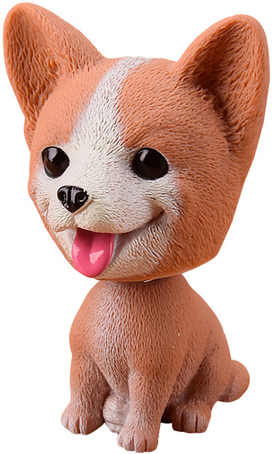 알럽홈 차량용 강아지 흔들인형 피규어, 웰시코기, 1개