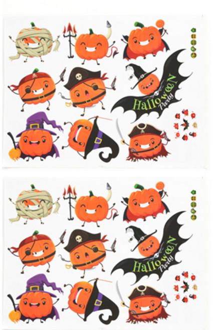 큐티 할로윈 윈도우 스티커, 랜덤발송, 2세트