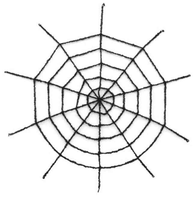파티해 반짝이거미줄 파티소품, 블랙, 2개