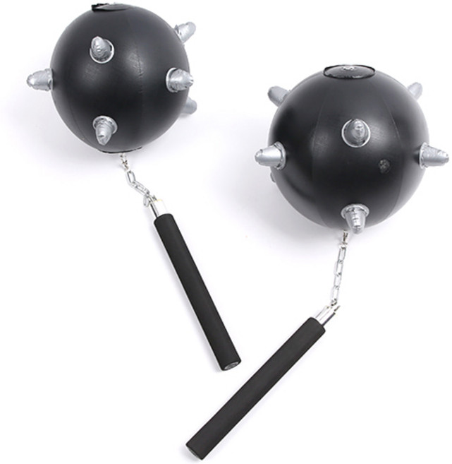 파티해 대형 튜브 철퇴 금부장, 혼합색상, 2개