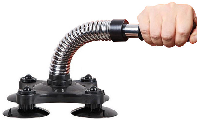 팔씨름 악력 손목운동기구 베이직, 실버, 1개