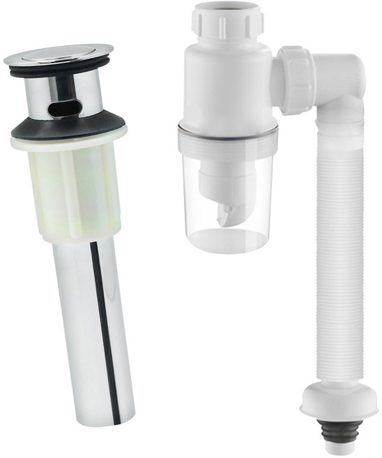 또바기닷컴 핸드 자동팝업 + 쏙쏙 세면대 트랩 세트, 1세트