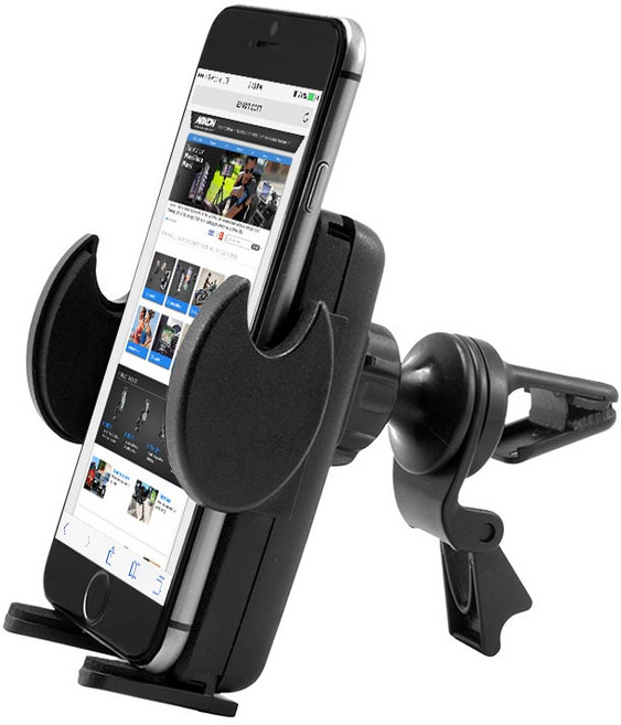 ARKON 메가 그립 차량용 송풍구형 스마트폰 거치대 SM457, 1개