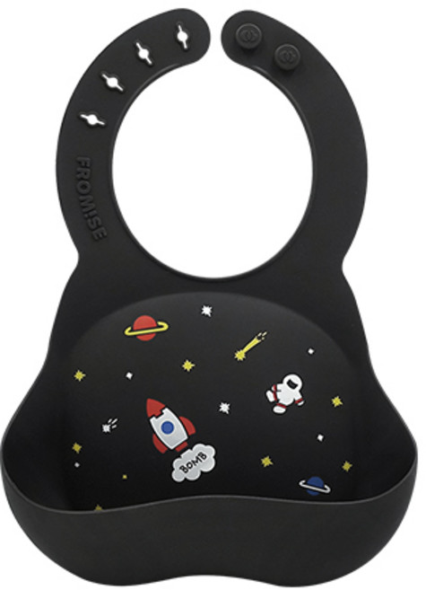 프로미스 실리콘 턱받이, 스페이스, 1개입, 1개