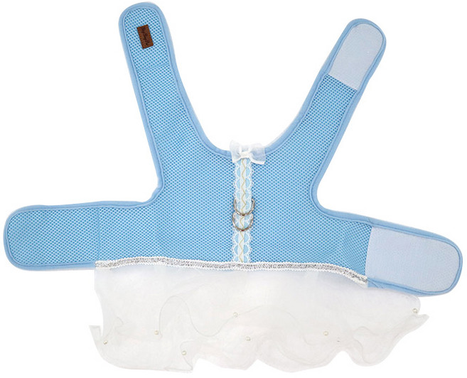 딩동펫 반려동물 프릴레이스 하네스, 블루