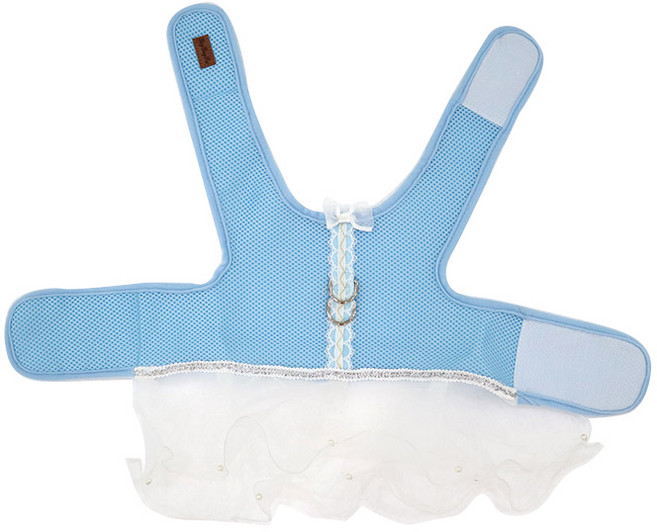 딩동펫 반려동물 프릴레이스 하네스, 블루