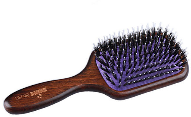 샤인 붙임머리 엉킨머리두피마사지빗 전문가용, 혼합색상, 1개