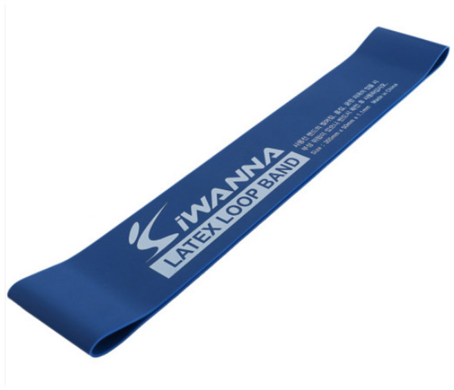 아이워너 라텍스 루프밴드, 블루, 1개