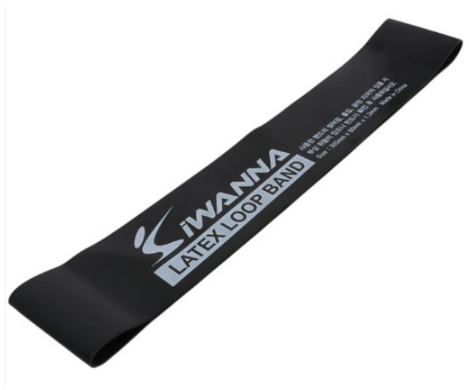 아이워너 라텍스 루프 밴드, 블랙, 1개