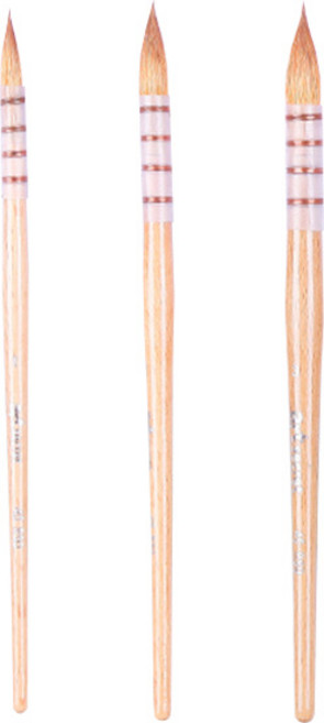 아트시크릿 45 RSQ 고급 양모 수채화 브러쉬 3종 세트, 1호, 2호, 3호, 1세트