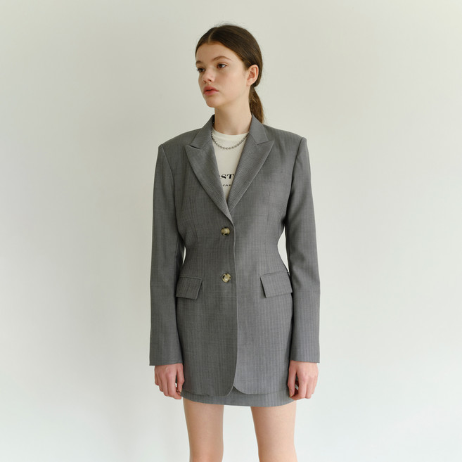 1159스튜디오 여성용 A2 HERRINGBONE WOOL JACKET