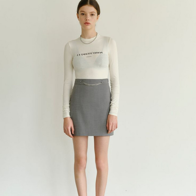 1159스튜디오 여성용 A2 1159 SIGNATURE LOGO LONG SLEEVE