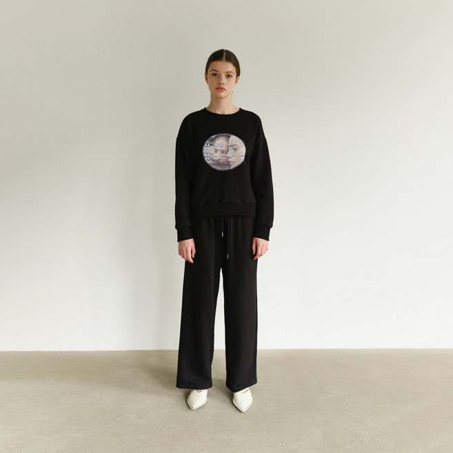 1159스튜디오 여성용 A2 OB POINT WIDE SWEATPANTS