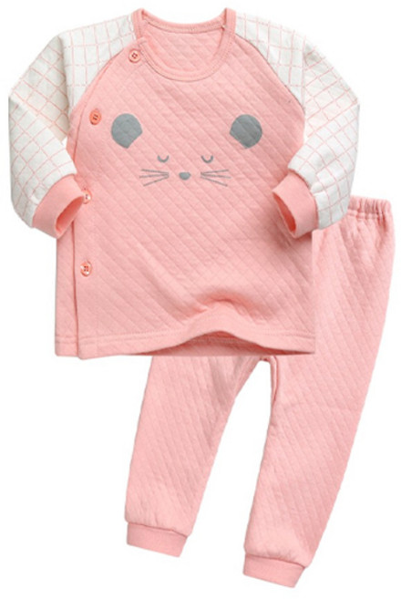 그린베베 아동용 겨울 쥬쥬 보온 내의 상하세트