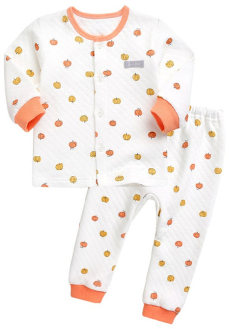 그린베베 아동용 겨울 아기호박 보온 내의 상하세트