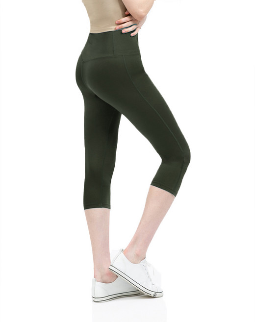 녹족 여성용 벨라 7부 요가 레깅스