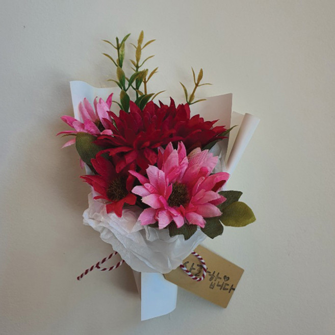 조화 미니 납골당 꽃다발, 마가렛와인, 1개