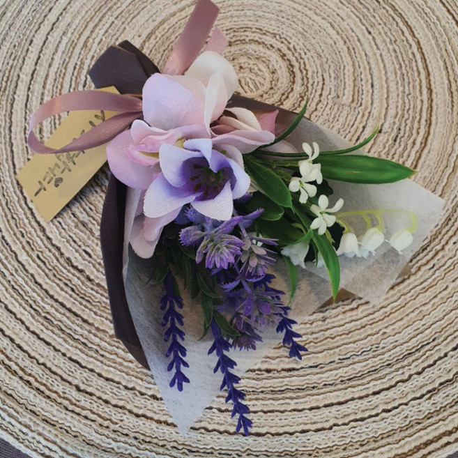 조화 미니 납골당 꽃다발, 초롱, 1개