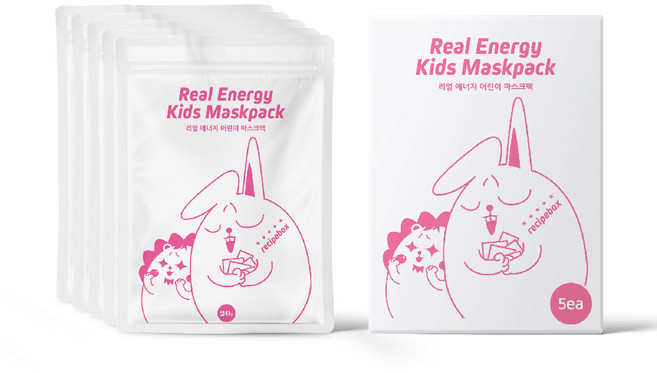 레시피박스 어린이 마스크팩, 1개입, 5개
