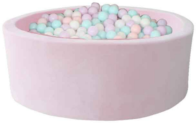 레드퍼피 마시멜로 볼풀장 대형 + 공 800p 세트, 파스텔핑크, 1세트