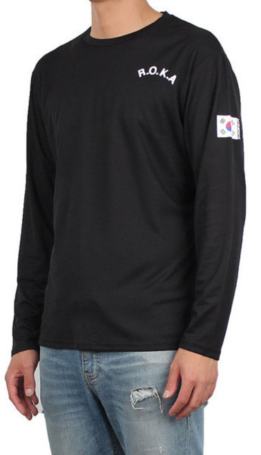 후아미 남성용 쿨드라이 로카 긴팔 티셔츠