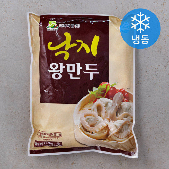 나래식품 낙지왕만두 (냉동), 1.4kg, 1개