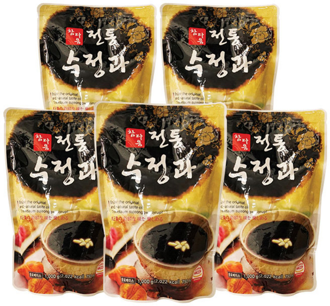 파낙스 참다음 전통수정과, 790ml, 5개