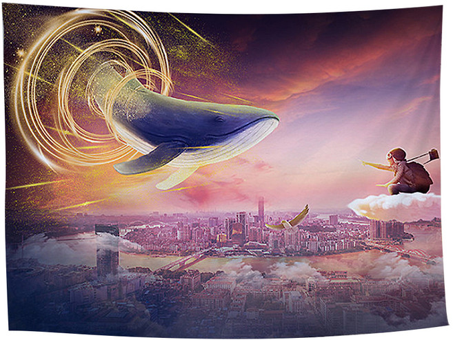 마켓A 구름 속 고래 태피스트리, TYPE6