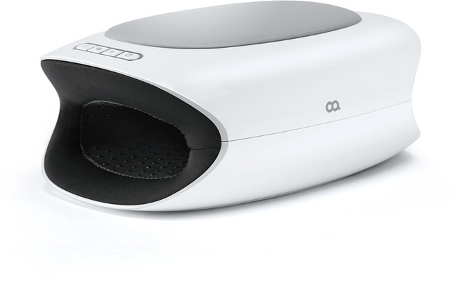 오아 무선 듀얼 온열 손 공기압 안마기, OMS-004, 화이트