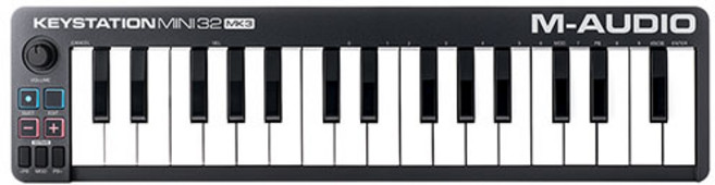 엠오디오 키스테이션 미니 키보드 컨트롤러, Keystation Mini 32 MK3, 혼합색상, 1개