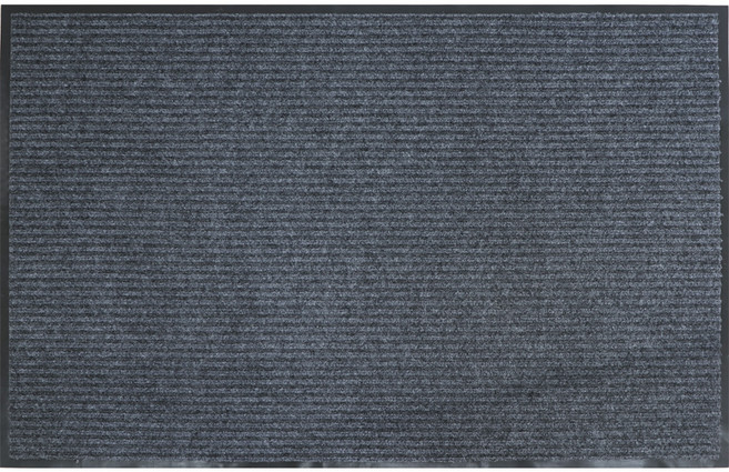 하늬통상 바닥 발판 현관 고무 발매트, 그레이, 1개