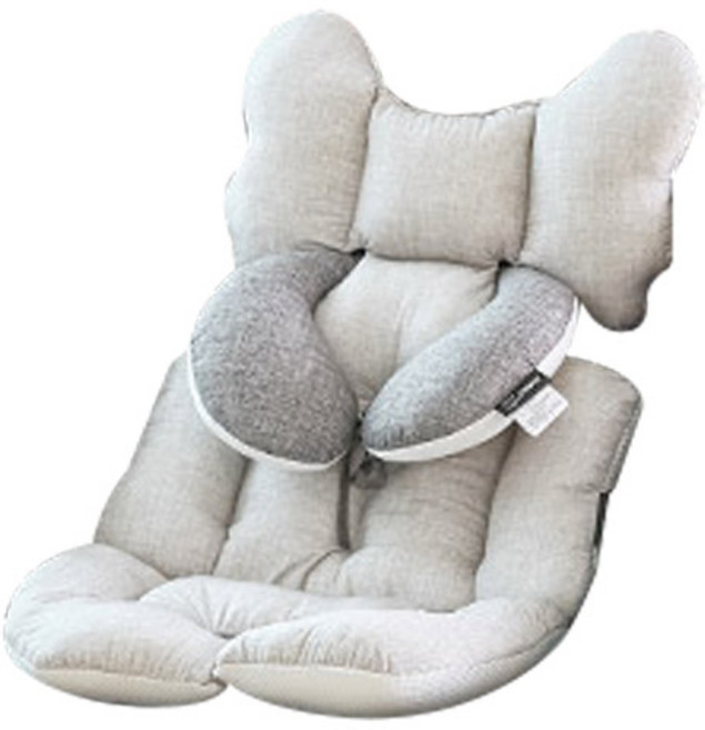 에시앙 클래식 유모차시트 라이너 + 목쿠션, 그레이, 1개