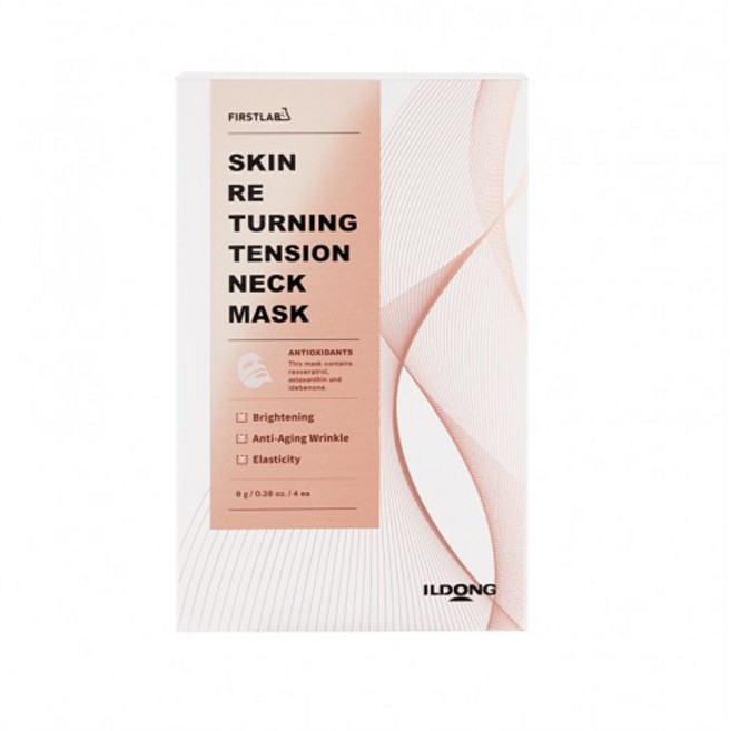 퍼스트랩 스킨 리터닝 텐션 넥 마스크 season 1.5 30g, 1매입, 4개