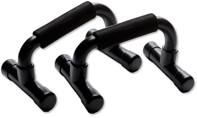 제이케이휘트니스 PT 푸쉬업바 P-1 2p, 블랙