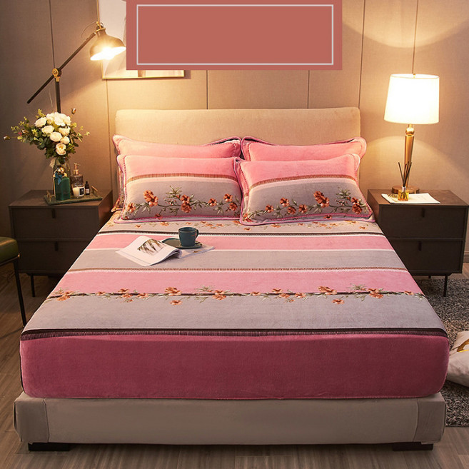 콩 빈테리어 깔끔한 패턴 매트리스 커버