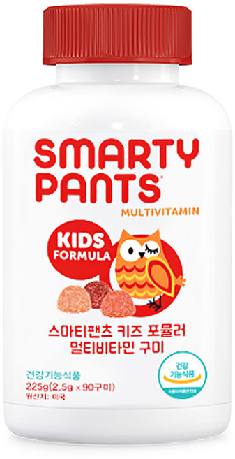 스마티팬츠비타민 키즈 포뮬러 멀티비타민 90구미, 1개, 90정