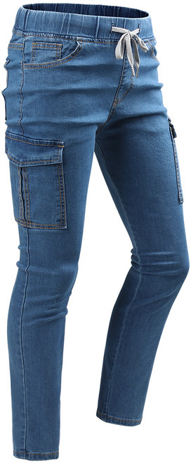 다꾸앙 남성용 탑피온 밴딩 카고 팬츠 9부 스판 일자 청바지 C08K4_pj2227