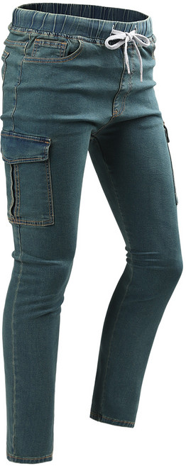 다꾸앙 남성용 탑피온 밴딩 카고 팬츠 9부 스판 일자 청바지 C08K4_pj2227